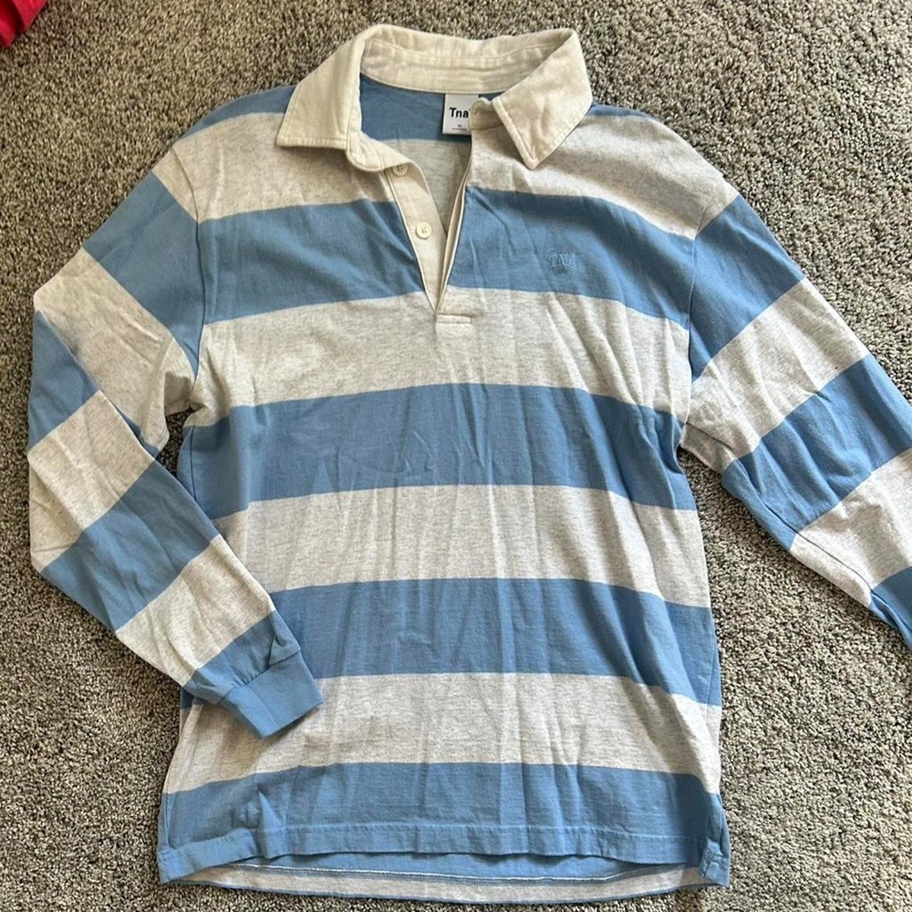 TNA RUGBY SHIRT BABY BLUE